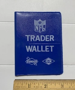 Vintage Sunoco DX 1972 NFL Football Trader Wallet For Stamps NOS - Picture 1 of 3