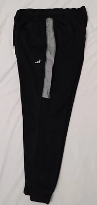 JOGGERS BCG PARA HOMBRE NEGRO GRIS TALLA GRANDE FORRO DE VELLÓN POLIÉSTER la entrepierna mide 27 Foto 1 de 4