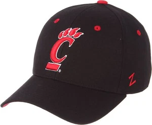 CINCINNATI BEARCATS BLACK CINCY NCAA VTG FITTED SIZED ZEPHYR DH CAP HAT NWT!  - Picture 1 of 63