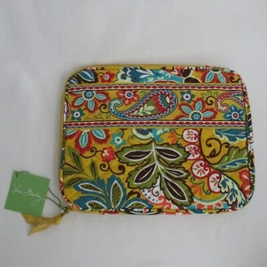Vera Bradley Tablet Sleeve Quilted Case Provencal Yellow Floral & Paisley New - Picture 1 of 7