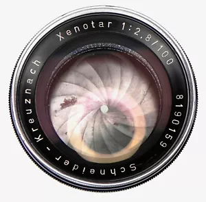  Lente de barril Schneider 100 mm f2,8 Xenotar #8190159 - Imagen 1 de 12