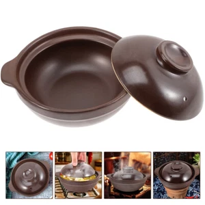 Small Casserole with Lid Thai Clay Pot for Cooking Terracotta Pots - Picture 1 of 12