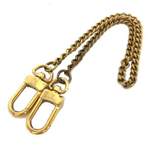 LOUIS VUITTON Anneau Cles Key Ring Holder Charm Gold /R3024