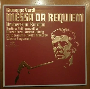 2 LP box "MESSA DA REQUIEM - VERDI von Karajan" Deutsche Grammophon - Picture 1 of 3