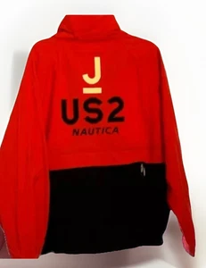 Y2K Nautica Jacket Coat USA Nautical Mens X Large Heritage Retro Bloke Prep VTG - Picture 1 of 23