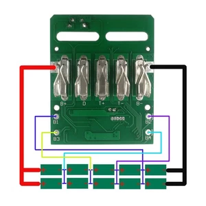 Lithium Battery Shell Protection Circuit Board LED Indicator Battery for Metabo - Bild 1 von 8