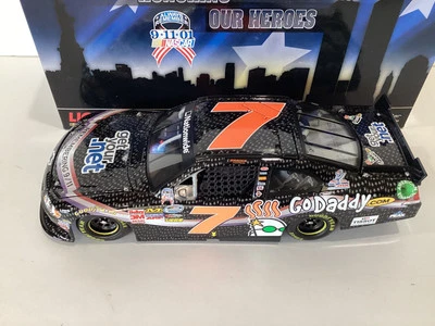 1/24 Action 2011 #7 Danica Patrick GoDaddy.com Honoring Our Heroes Chevy Impala - Image 1 of 2