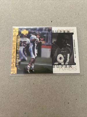 1998 Upper Deck Super Powers Shannon Sharpe #S14 Denver Broncos Football Vintage - Image 1 of 2