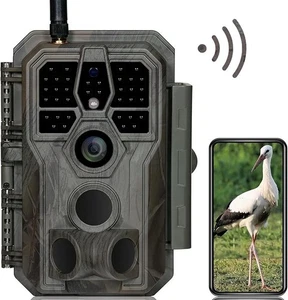 GardePro E8 Wildlife Camera WLAN with App 64MP H.264 1296P Video - Picture 1 of 2
