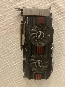 ASUS DirectCU II GTX770-DC20C- 2GD5 2GB GDDR5 Dial DVI HDMI DP Port Graphics - Picture 1 of 4