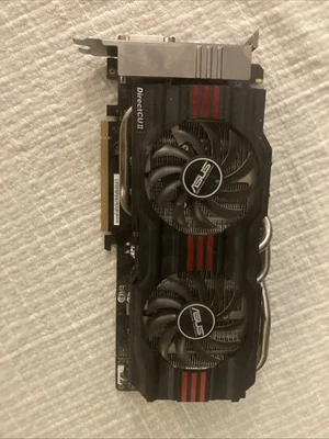 ASUS DirectCU II GTX770-DC20C- 2GD5 2GB GDDR5 Dial DVI HDMI DP Port Graphics - Image 1 of 4