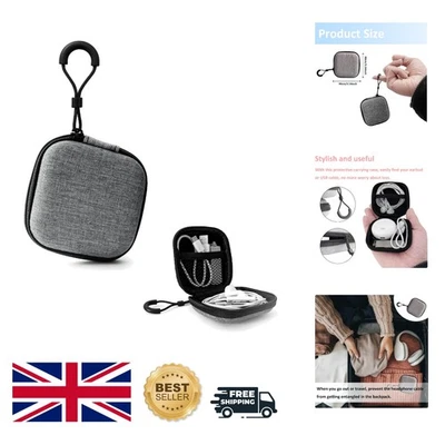 Compact EVA Headphone Storage Case - Shockproof & Water Resistant Design - Image 1 of 4