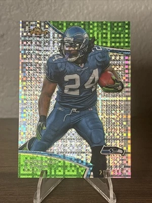 2011 Topps Finest Marshawn Lynch X-fractor Refractor /399 #85 Seahawks - Image 1 of 3