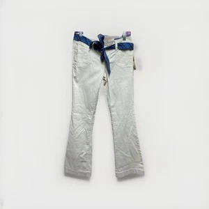 Mudd Juniors Khakis Pants Size 5 New NWT Flat Front Wide Leg Casual Low Rise - Picture 1 of 10