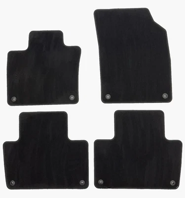 Brand New OEM 2016-2025 VOLVO XC90 Black 4 Pcs. Carpet Floor Mats Set # 32344339 - Image 1 of 4