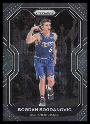 2020-21 Panini Prizm #27 Bogdan Bogdanovic Sacramento Kings Basketball Card - Image 1 of 2