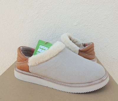 ZAPATOS PANTUFLAS SANUK COZY VIBE LOW SUGAR MAT LANA/PIEL SINTÉTICA, US 8/ EUR 39 ~NUEVOS CON ETIQUETAS Foto 1 de 4