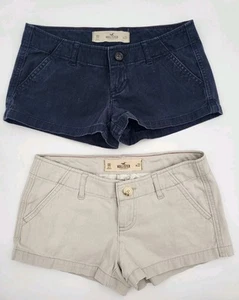 Hollister California Short Girls Size 00 W23 Lot of 2 - Picture 1 of 8