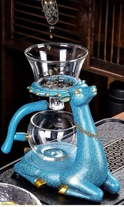 TEARORA Glas Teekanne Set Halbautomatisch Drip Lazy Kungfu - Bild 1 von 8