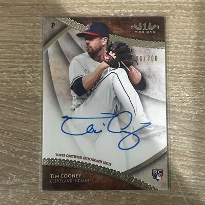 2017 Topps Tier One - Break Out Autographs #BOA-TCO Tim Cooney /300 Auto - Image 1 of 4