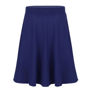 Kids Girls A-Line Knee Length Skirt Ruffle Dancing Casual Party Skater Skirts - Picture 1 of 36