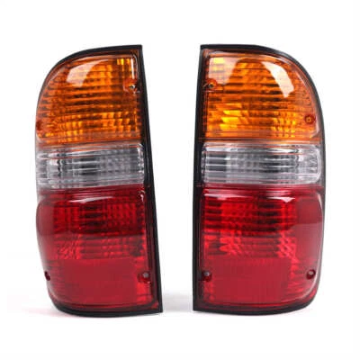 Pair Tail Lights Rear Brake Stop Lamp For Toyota Tacoma 2001-2004 2002 W/Bulbs - Imagem 1 de 4