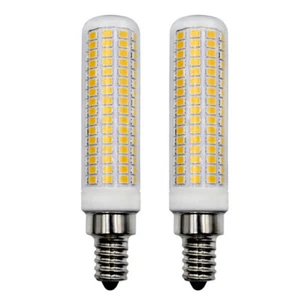 2pcs E12 LED bulb C7 12W 100~265V 168-2835 Ceramics Glass Ceiling fan Light H - Picture 1 of 7
