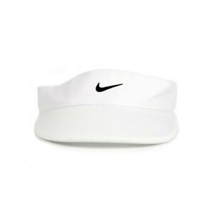 Y2k 2000s Nike visor white tennis retro OG vintage court golf hat cap unisex OS