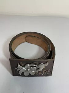 Vintage Colt Revolvers Buckle The World's Right Arm With Seth Frank Leather Belt - Picture 1 of 16