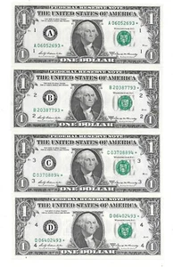 $1 FRN 1969-A Kabis/Kennedy Star District Set 11 Districts CHCU or Better - Picture 1 of 6