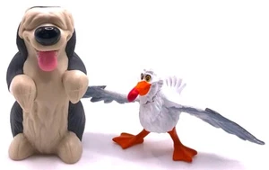 LITTLE MERMAID Figure Play Set DISNEY Princess PVC TOY Max & Scuttle BIRD & DOG! - Picture 1 of 3