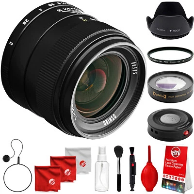 Oshiro 35mm f/2 Wide Angle Lens for Canon DSLR Cameras & 55mm 10x HD Macro Lens - Image 1 of 4