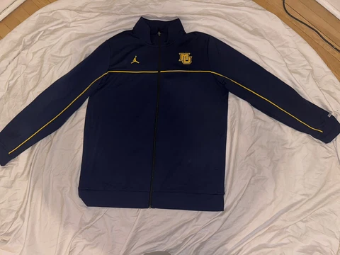 Air Jordan ELITE Marquette Team Issue Warm Up Jacket Zip Up Men’s Size XL Cover