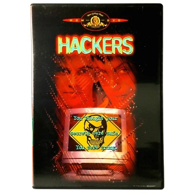 Hackers (DVD, 1995, Widescreen)    Angelina Jolie   Lorraine Bracco - Image 1 of 3