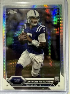 2023 Topps Chrome Composite Anthony Richardson RC Chrome Prism Refractor Rookie - Picture 1 of 3