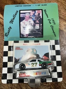 NEU NASCAR 1:64 Die Cast - Rusty Wallace #27 Racing Champions 1992 LE 1 of 30,000 - Bild 1 von 3