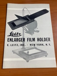 Leica Flyer Leitz NY Leitz Enlarger Film Holder 1263 h 8/38 g MAK - Picture 1 of 4