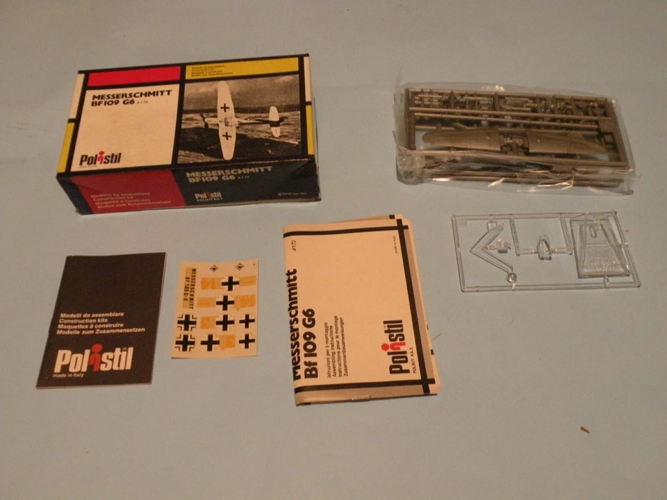 POLISTIL KA-3 MESSERSCHMITT BF109-G6 NUOVO/NEW SU SPRUE BLISTERATO/SEALED - Immagine 1 di 1
