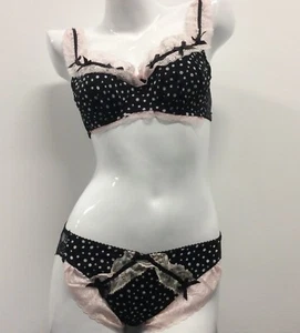 Ladies Embroidery Underwire Lace Bra Brief IntimateSexy Lingerie underwear(T5-8) - Picture 1 of 17