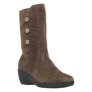 NUEVAS BOTAS PROPET SIMONE MUJER CAFÉ GAMUZA CREMALLERA LATERAL TALLA US 6.5B NUEVAS - Imagen 1 de 6