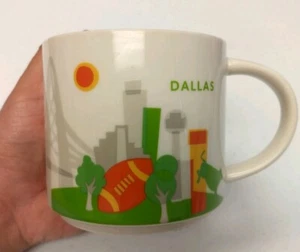 STARBUCKS 2015 "Dallas" Coffee Mug Tea Cup 14 oz YOU ARE HERE Collection - Bild 1 von 5