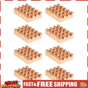 8 Stück/Set A8 Pure Coppers Kühlkörper Kühler selbstklebende Rückseite PC Comput - Afbeelding 1 van 10