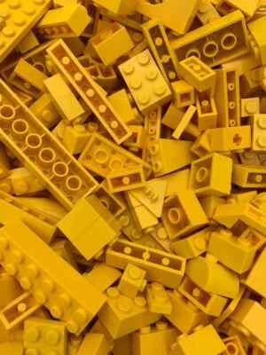 ¡Piezas usadas de ladrillos LEGO de lote a granel! Elige color y cantidad: 500+ = ¡MINIFIGURA GRATIS! Foto 1 de 4