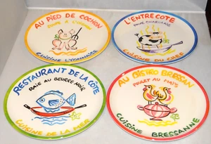 Le Cadeaux A La Mesa Pollo Vaca Cerdo Pescado Cocina Melamina Aperitivo Platos - Imagen 1 de 9