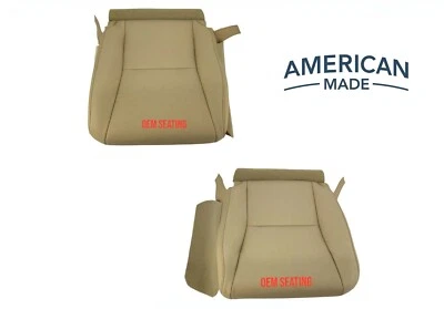 For 2010-2015 Lexus RX350 RX450H Driver & Passenger Leather Seat Cover Tan - Image 1 of 4