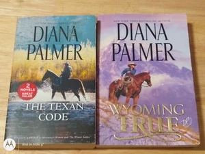 2 pk The Texan Code & Wyoming True books by Diane Palmer - Picture 1 of 4