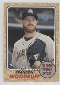 (10) card Brandon Woodruff lot 2017 17 Topps Heritage Minors Rookie Card Brewers - Imagen 1 de 1