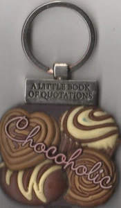 UN PEQUEÑO LIBRO DE CITAS LLAVERO CHOCOHÓLICO - Imagen 1 de 4