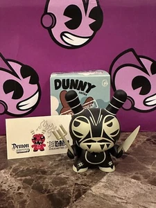 Kidrobot Dunny 3” Endangered Series Joe Ledbetter Lava Demon w/ Box & Card! - Picture 1 of 2
