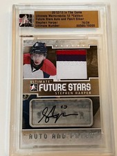 2012-13 ITG Ultimate Memorabilia 12th edition Auto Silver Stephen Harper /24